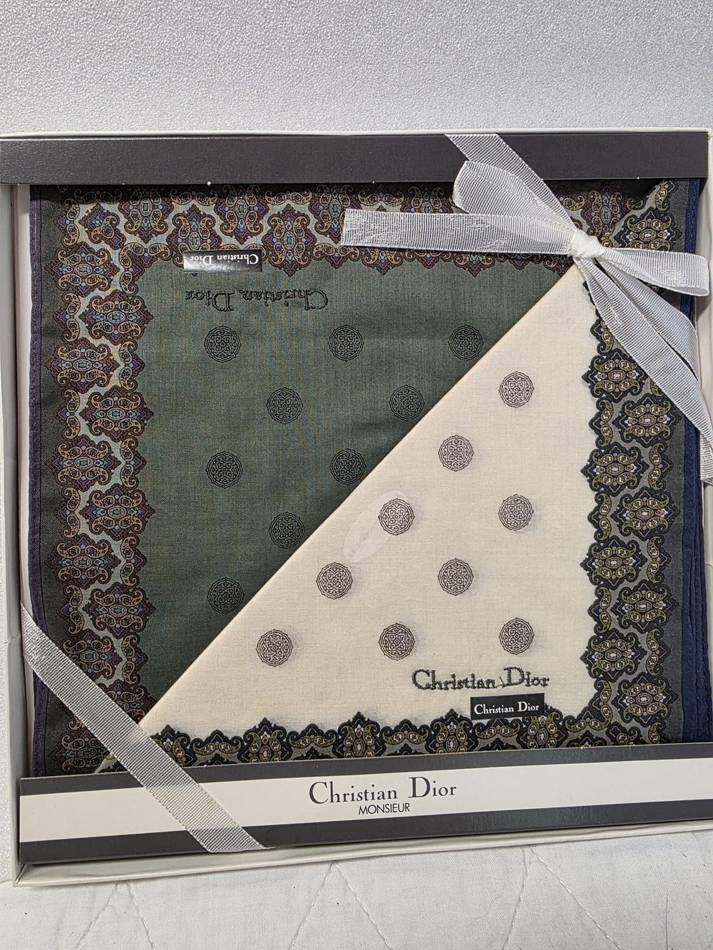 Rare VTG Find! Authentic New in Box (NIB) Christian Dior Monsieur Handkerch